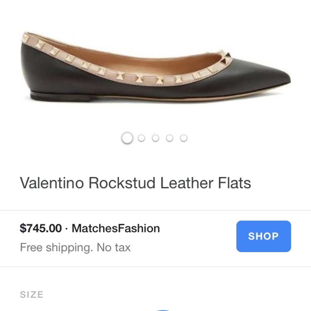 Valinteno rockstud flats